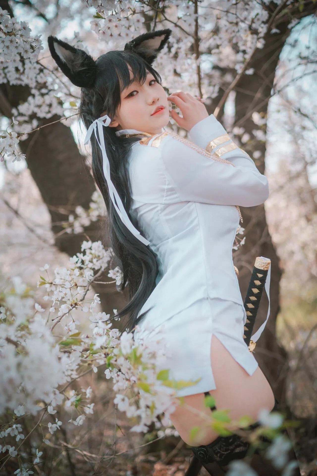 [Mimmi 밈미]碧蓝航线Cos 爱宕 辣晒黑丝下半身(15)