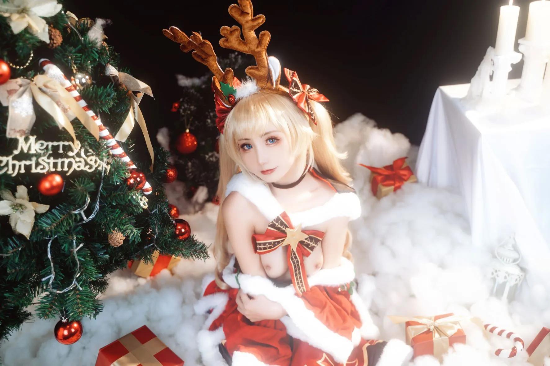 [Coser] 爆机少女喵小吉 x 金鱼kinngyo - 圣诞特辑(39)