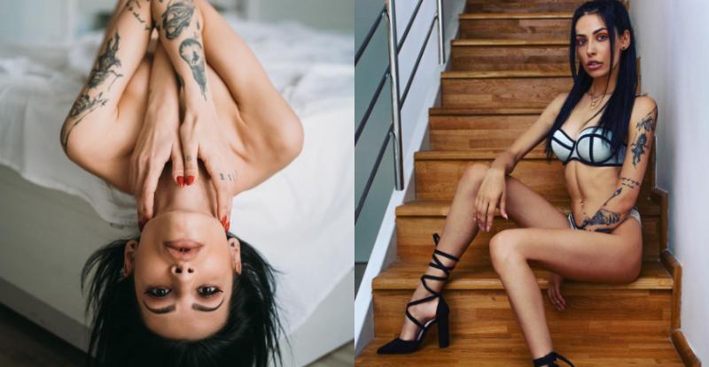 乌克兰妹「野性爆发」…脱掉衣服秀美乳翘臀　大面积刺青透露狂放个性-小湿妹图(1)