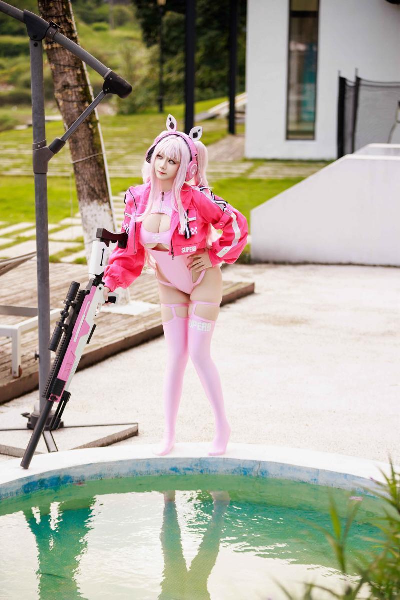 [Cosplay] 阿雪雪 – 爱丽丝泳装(73)