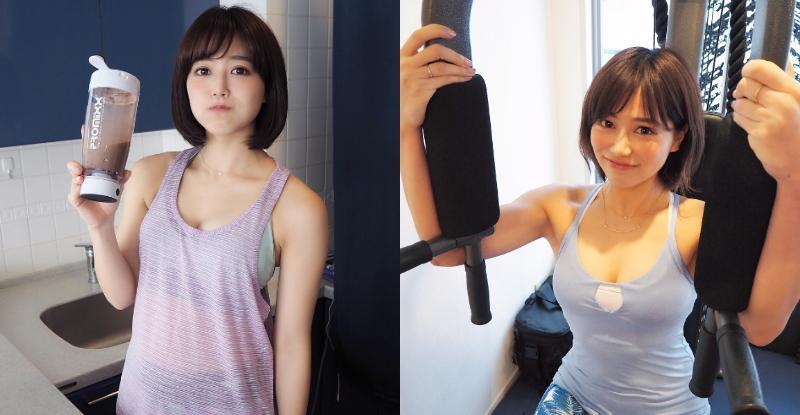 超甜！短发「吃货正妹」吃出两颗「丰满乳球」！网友：想喂饱她！-小湿妹图(1)