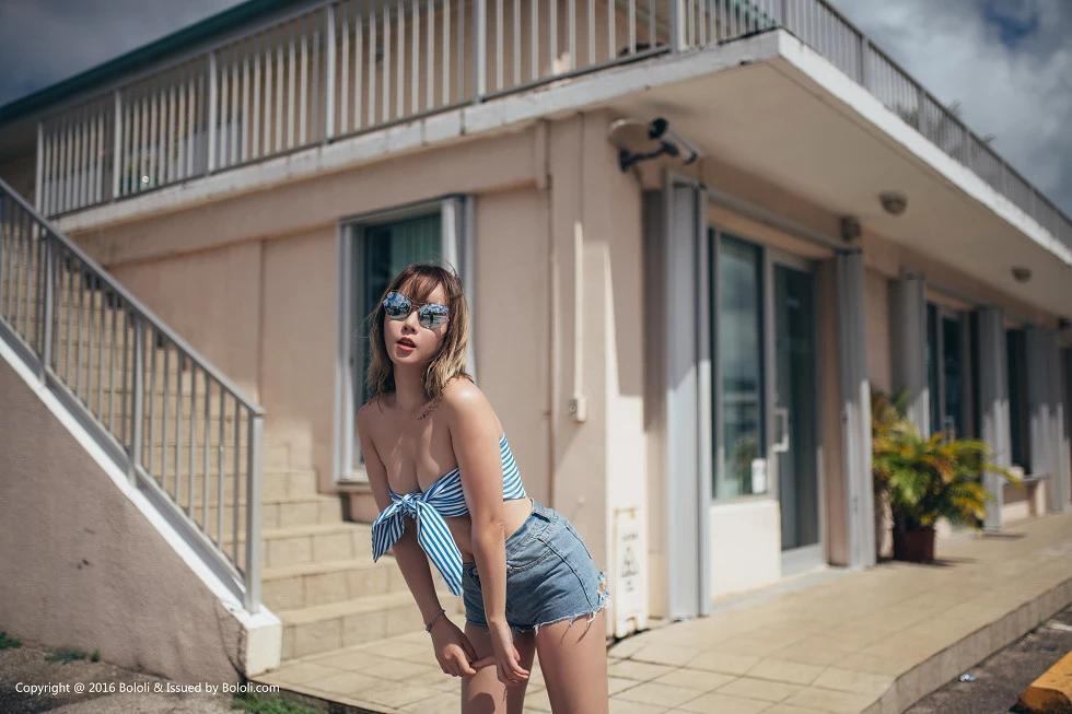 [BoLoli波蘿社新刊]Vol.124_嫩模王雨純叢林三點式比基尼秀豐乳肥臀極致誘惑寫真40P(27)