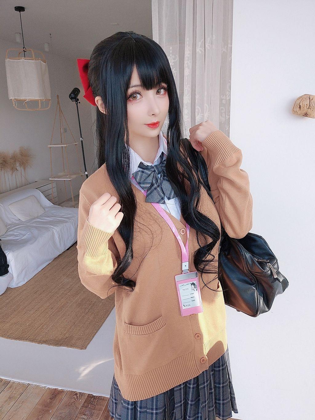 Coser@rioko凉凉子 Vol.060: 放课后的学姐 (50 photos)(46)