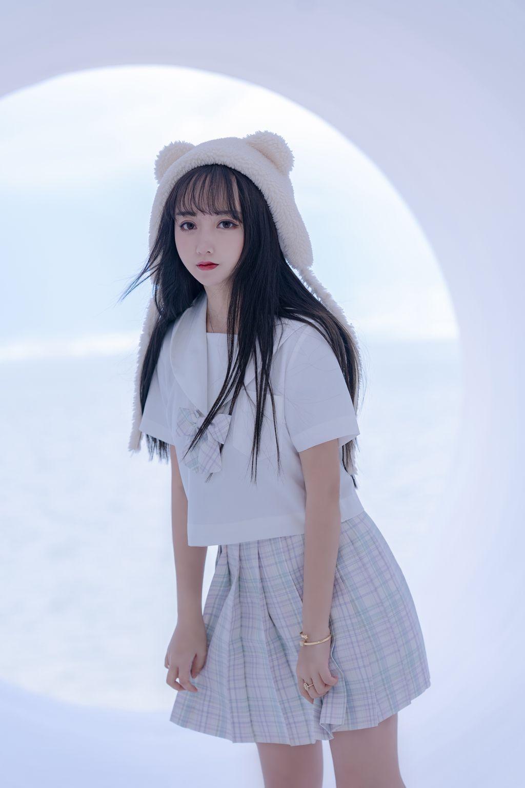 Coser @ 过期 米线 线 喵: 天台 JK (58 photos)(40)