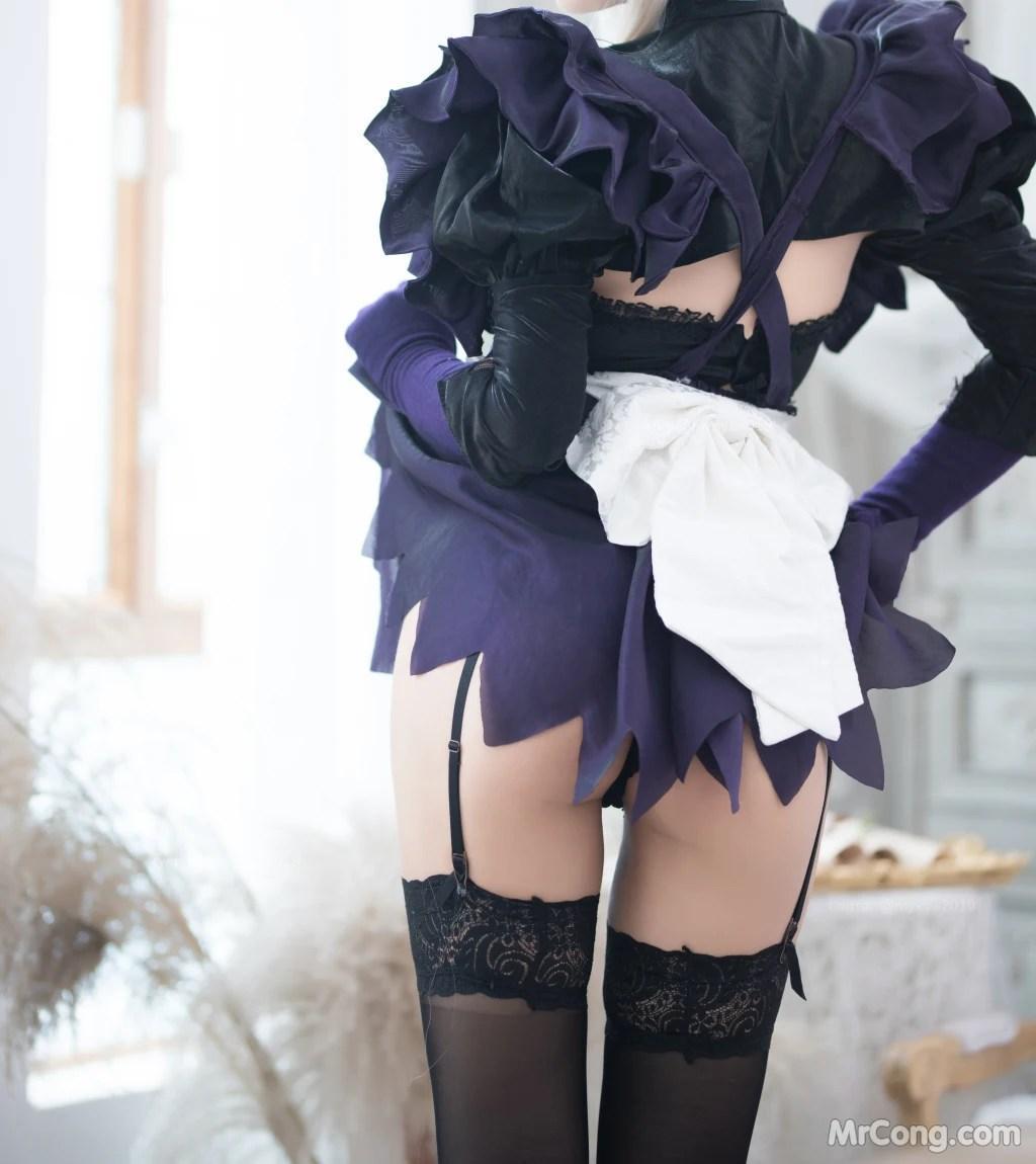 Coser@白烨 Vol.054: 黑枪呆女仆 (50 photos)(27)