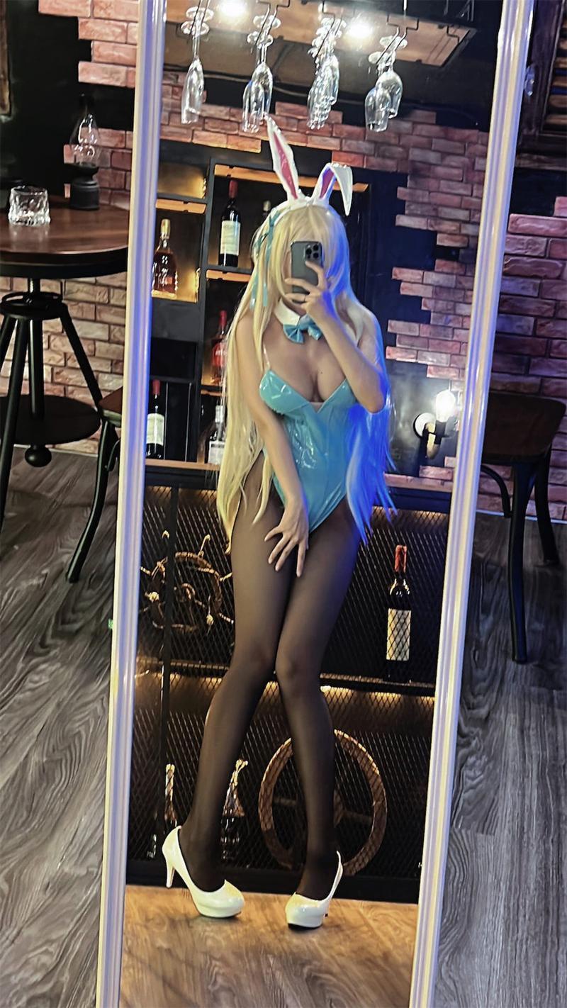 [Cosplay] 洛桑w伊梓 明日奈兔女郎(40)