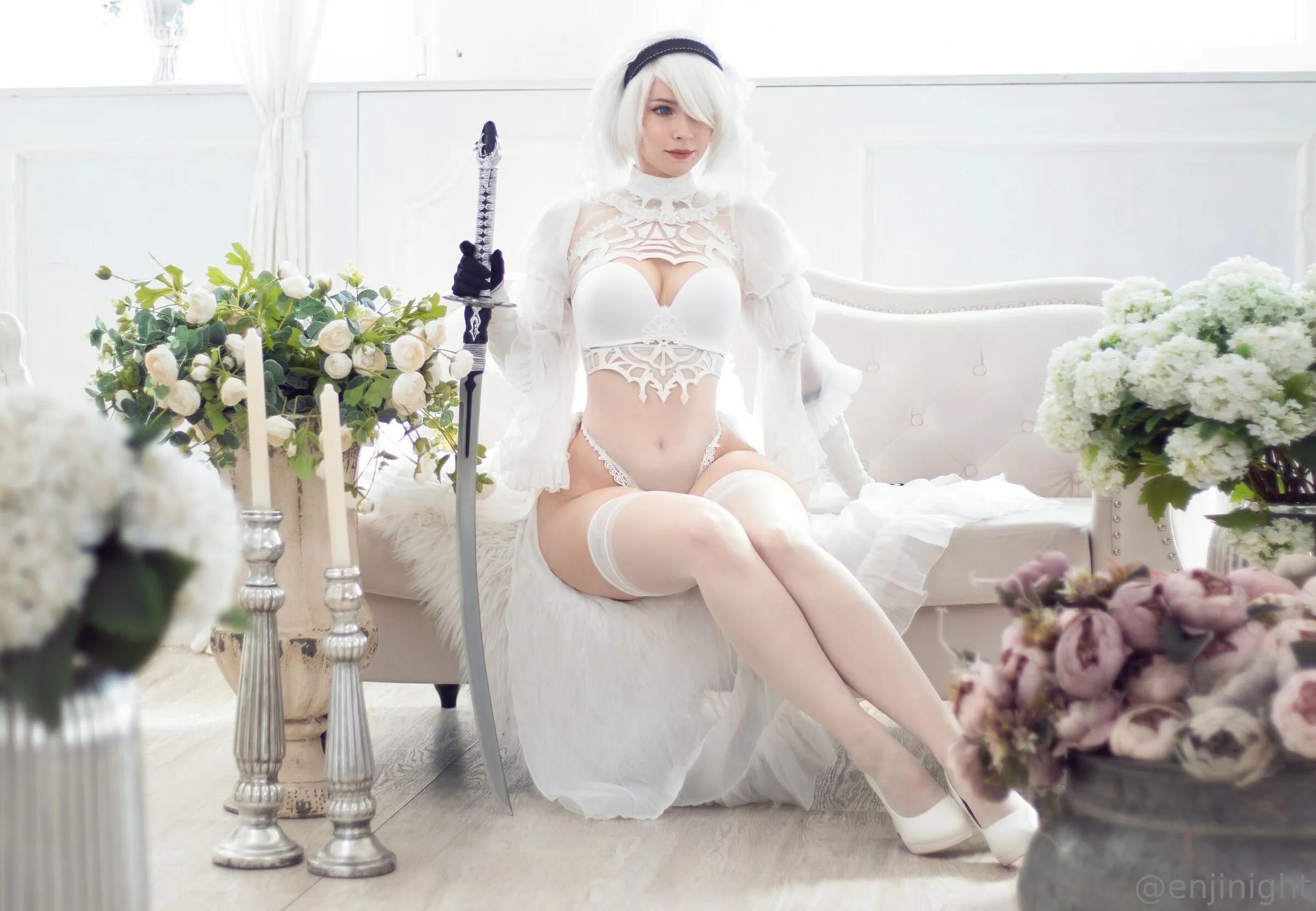 尼尔：机械纪元 2B 婚纱 CN：Enji Nigh(28)