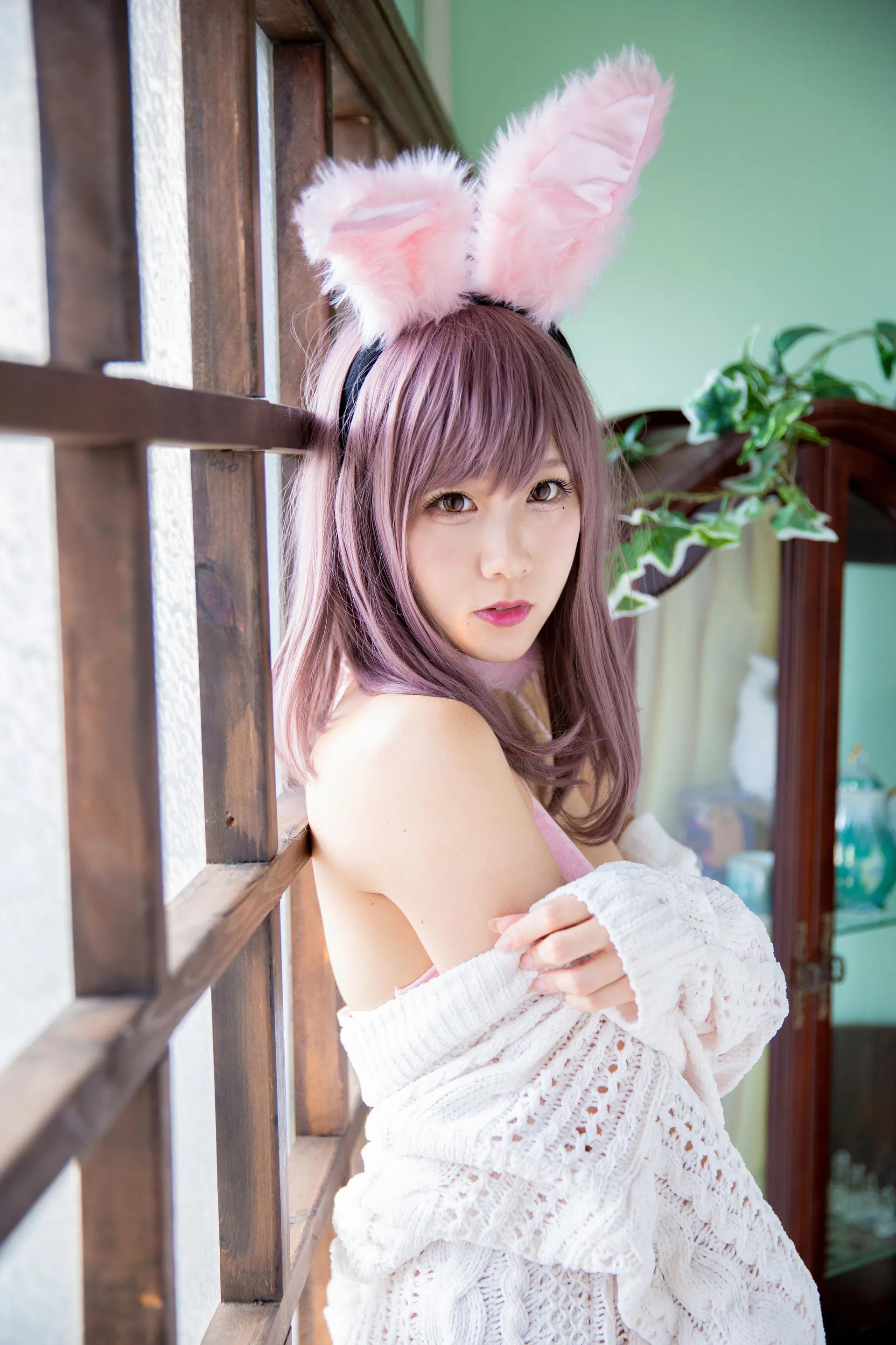 けん研(けんけん)《白色兔女郎》讨喜颜值掳获你心(52)