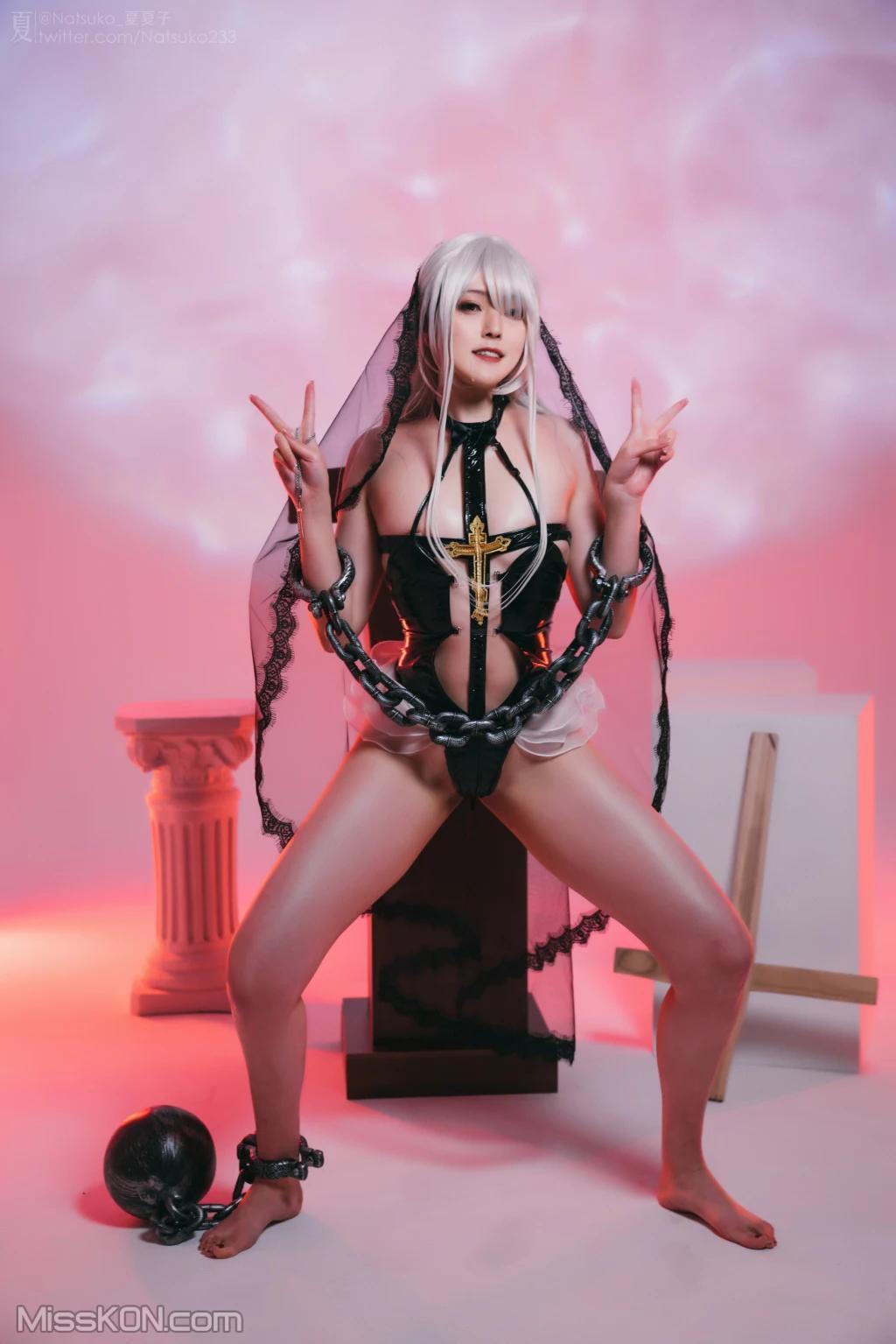 Coser@Natsuko夏夏子: 反差修女 (40 photos )(40)