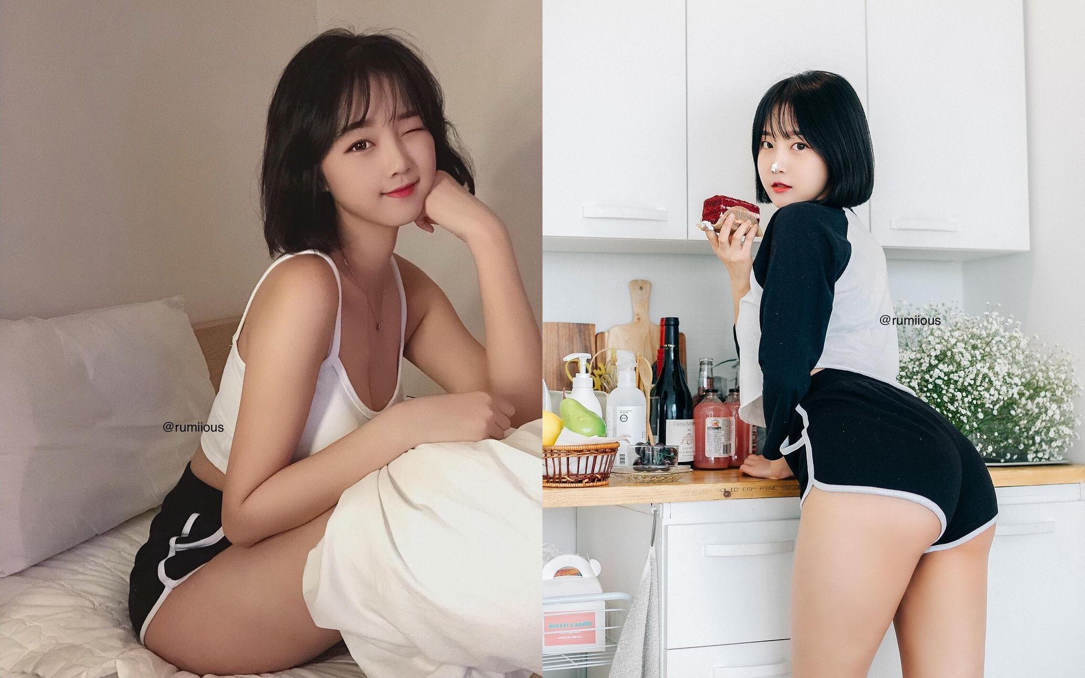 甜美小只马「Rumi」转当健身网美　「结实腹肌+S型曲线」辣到喷火(1)