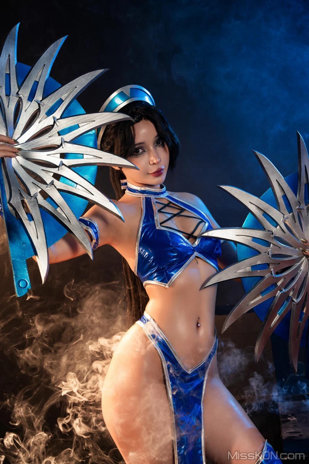 Coser@UmekoJ: Cosplay Kitana Mortal Kombat (118 photos )(25)