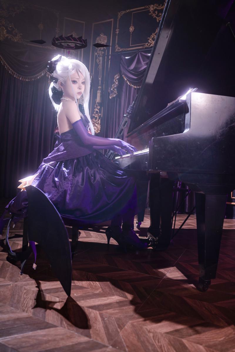 [Cosplay] 矢量鱼 空崎日奈连衣裙蔚蓝档案(13)