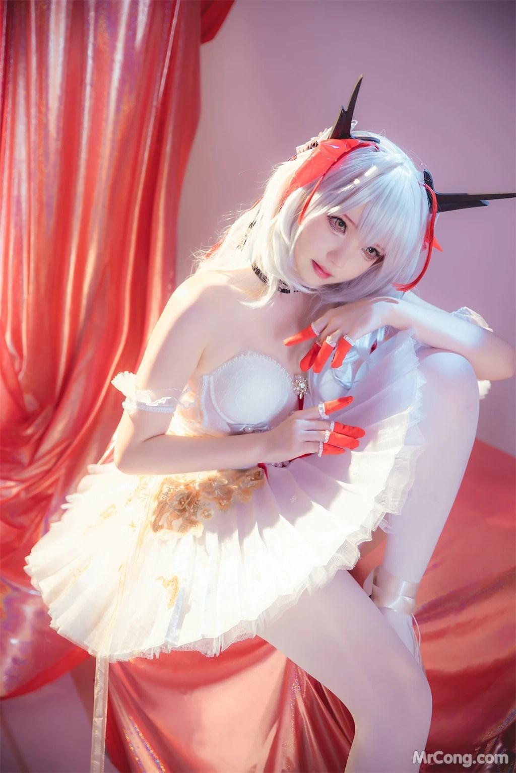Coser@雪晴Astra (雪晴嘟嘟) Vol.044: 明日方舟W芭蕾 (80 photos)(15)