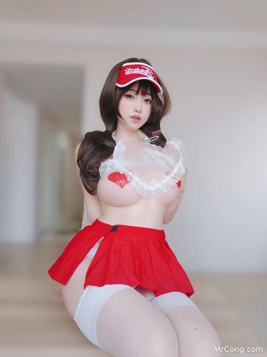 Coser@女主K: 性感快递员 (100 photos)(23)