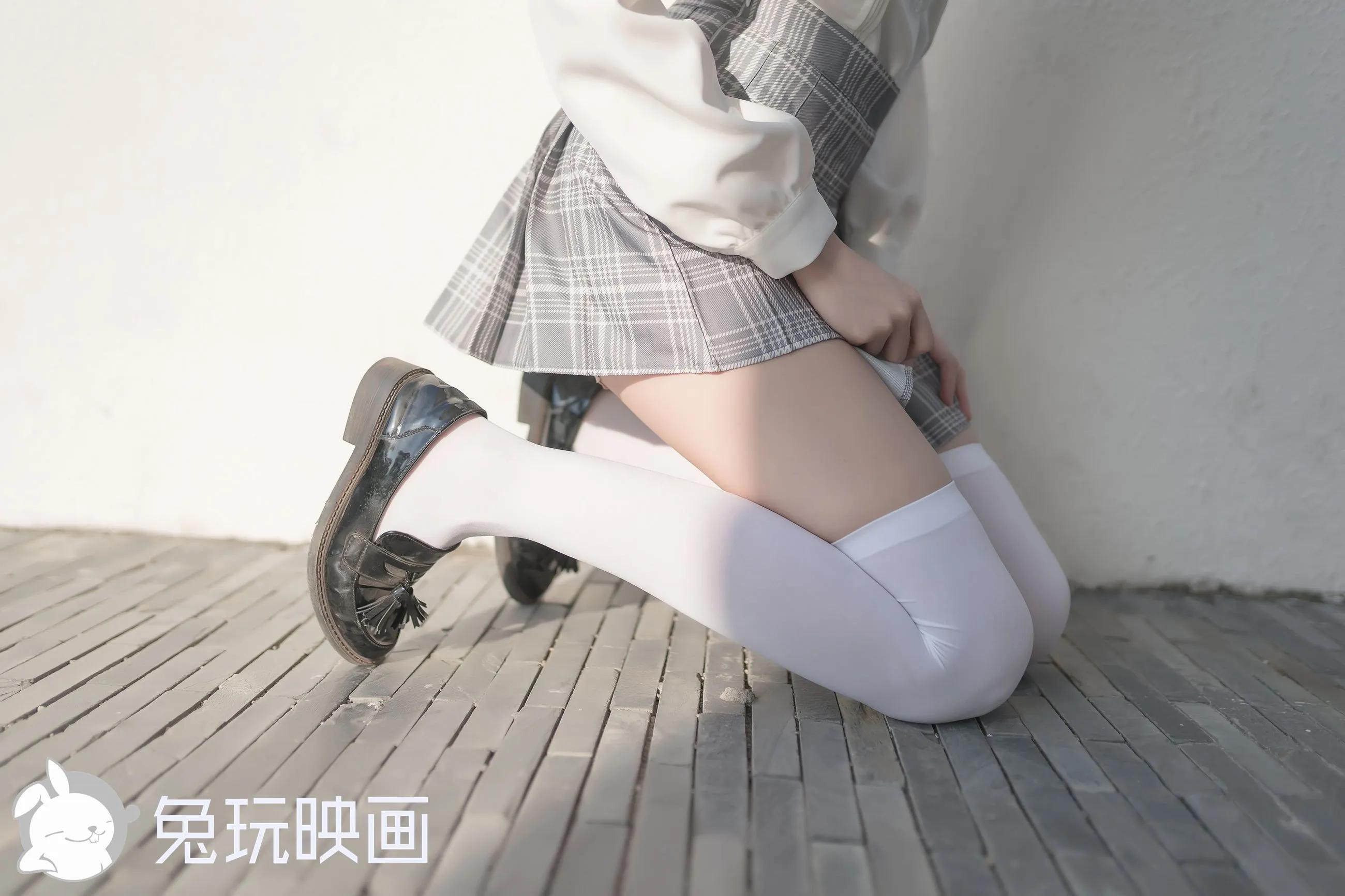 [兔玩映画] - 白色膝上袜的领域(20)