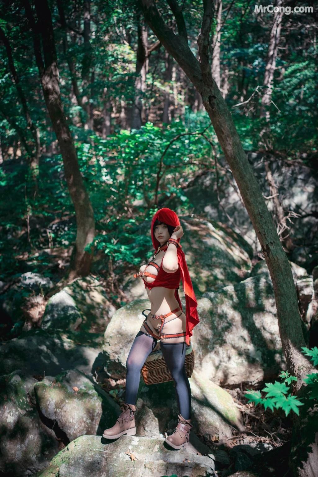 DJAWA Photo - Mimmi (밈미): "Naughty Red Hiring Hood" (125 photos)(37)