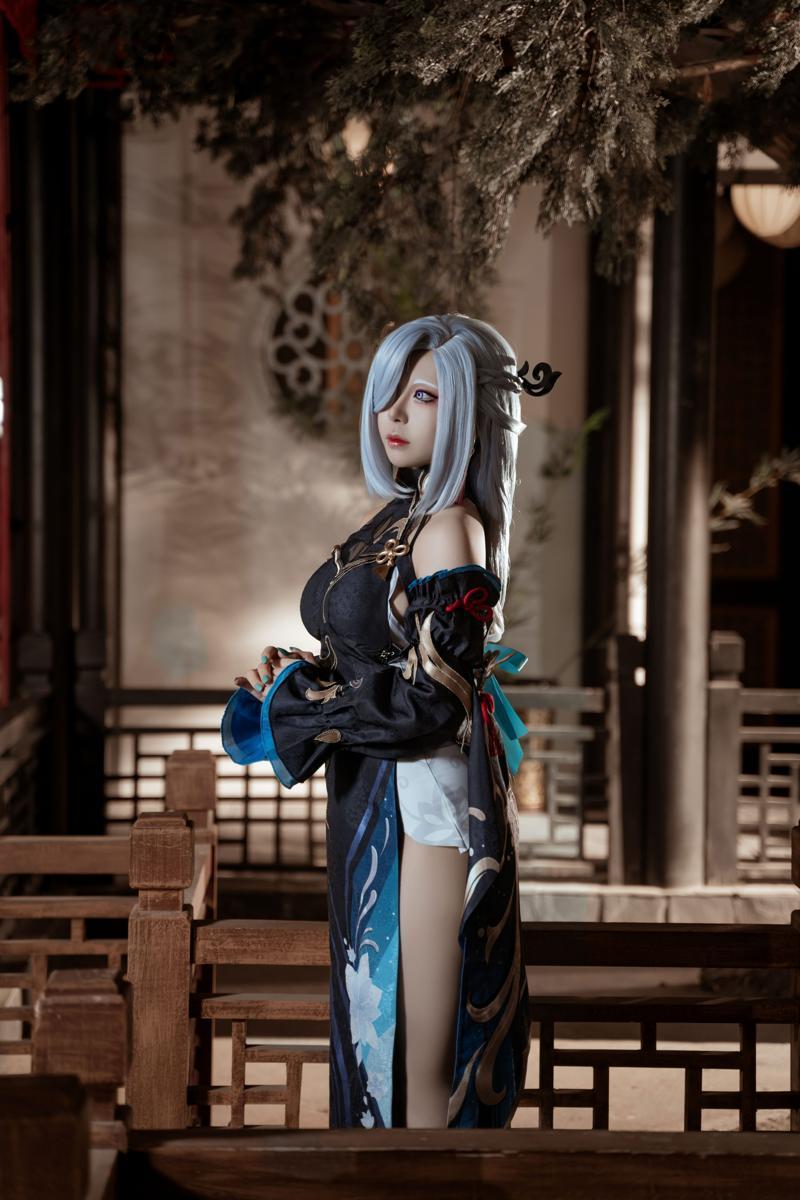 [Cosplay] 虎森森 原神 申鹤·冷花幽露(27)