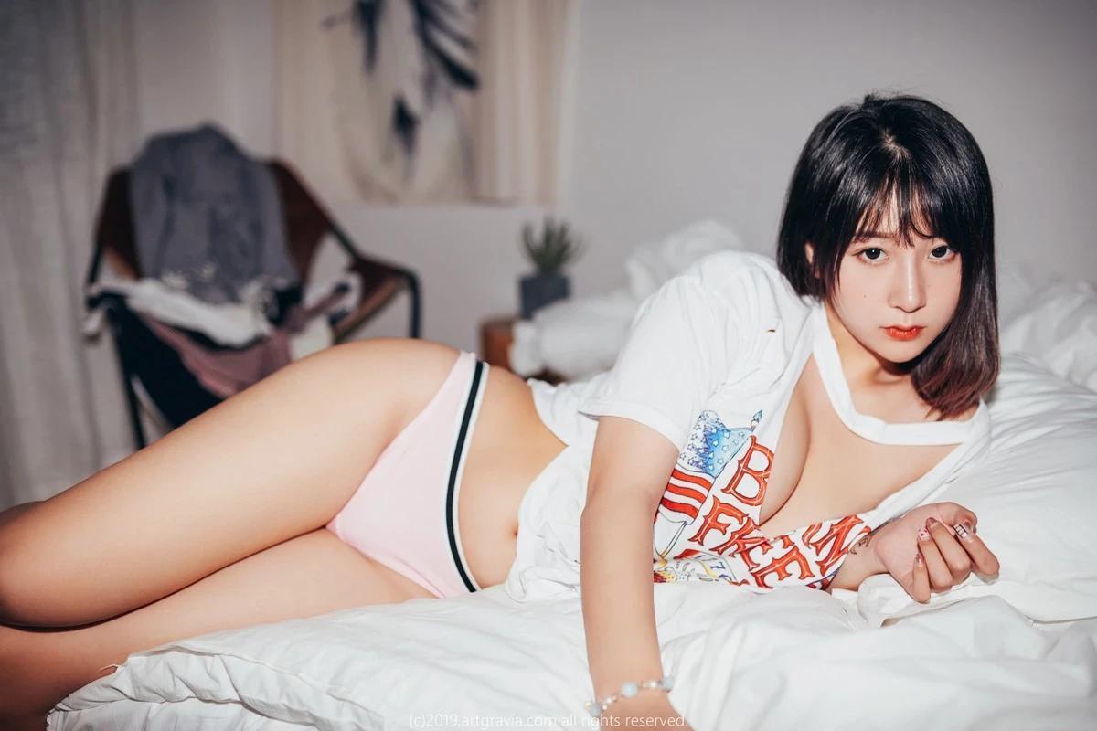 [Artgravia]Vol.000_模特貓九醬Sakura私房高叉連體衣+齊逼小短裙撩人誘惑寫真61P(58)