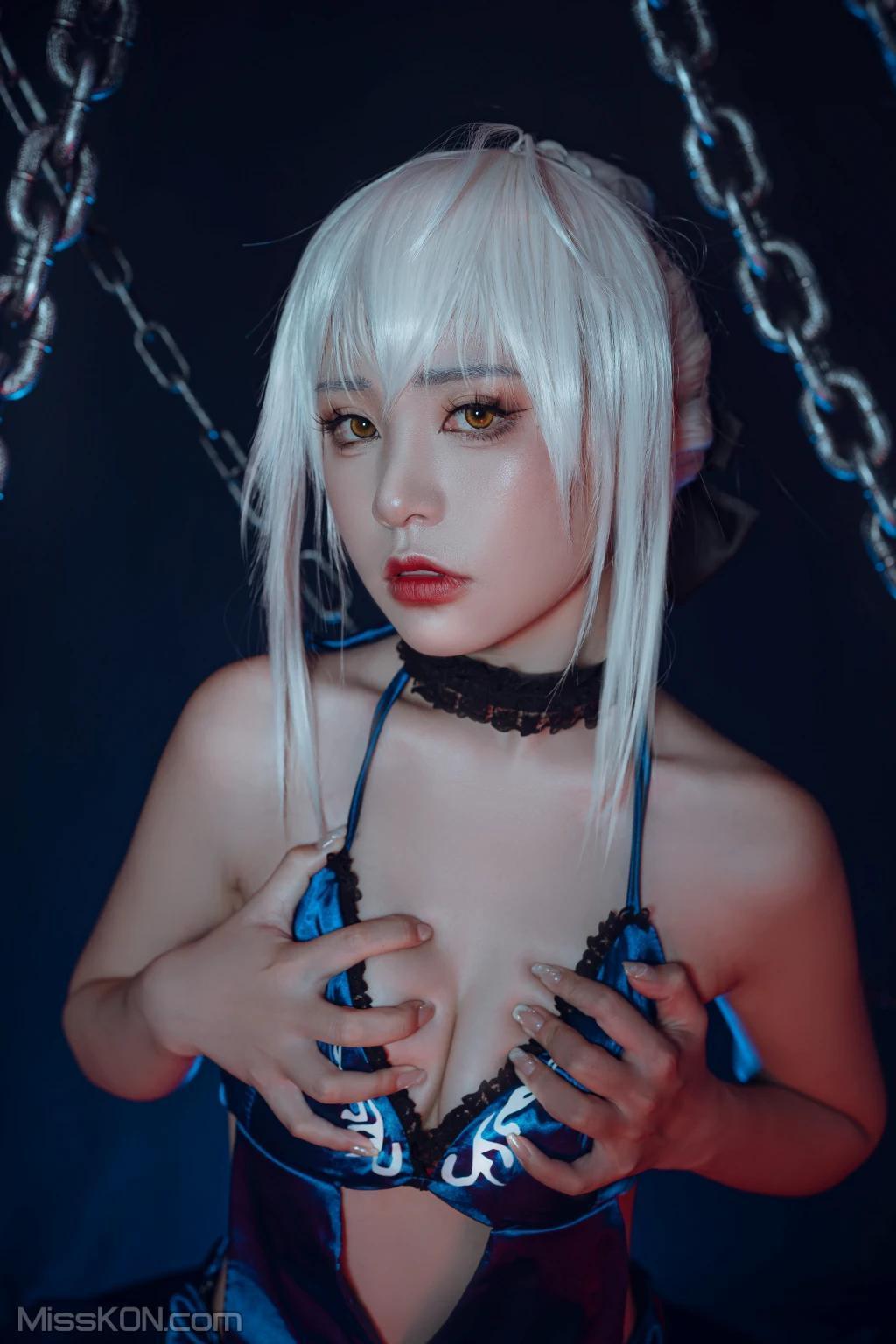 Coser@爆机少女喵小吉 (Nekokoyoshi): Fate Stay Night 黑呆 (92 photos)(36)