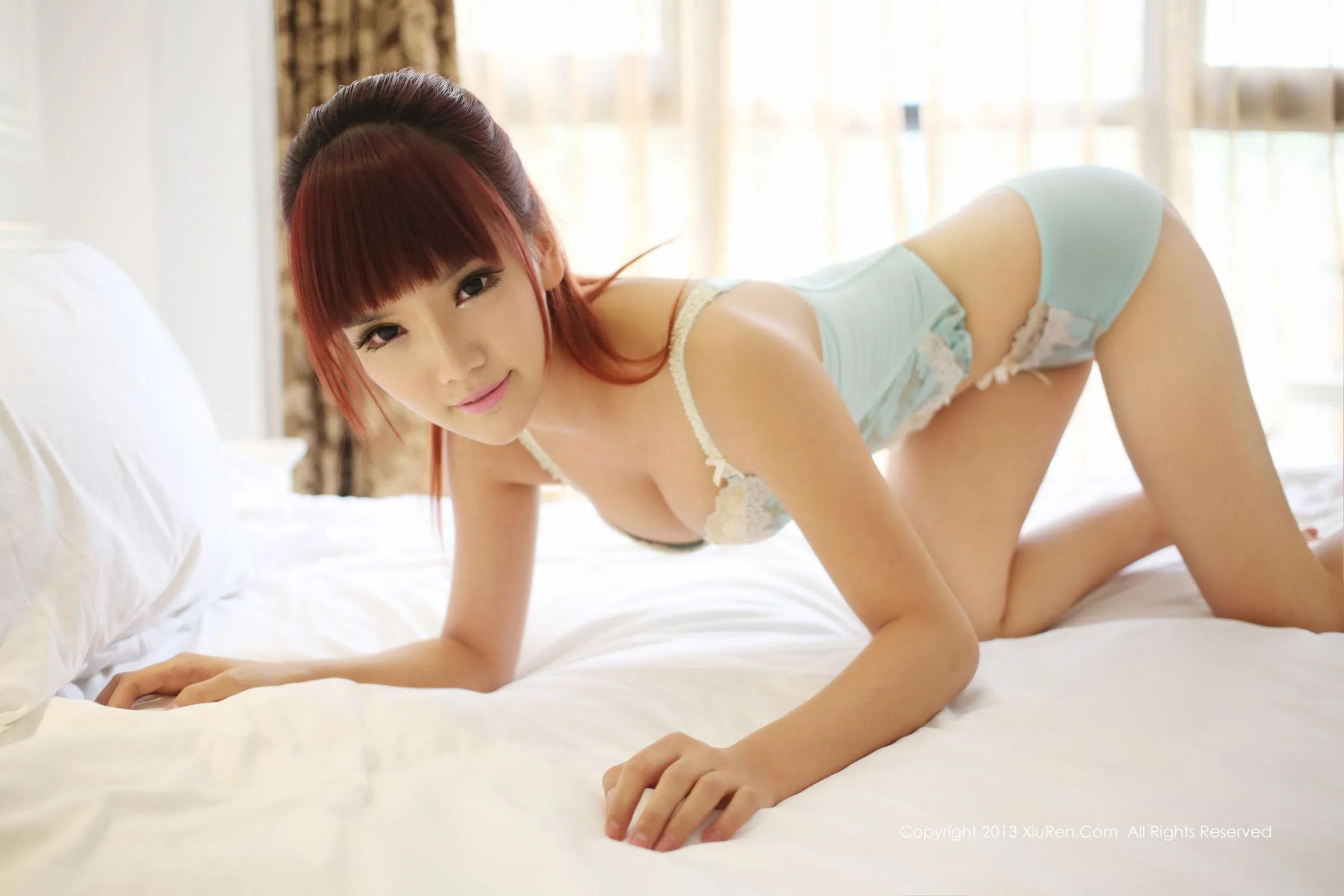 年轻甜美火辣的女孩-妮儿Bluelabe-(35)