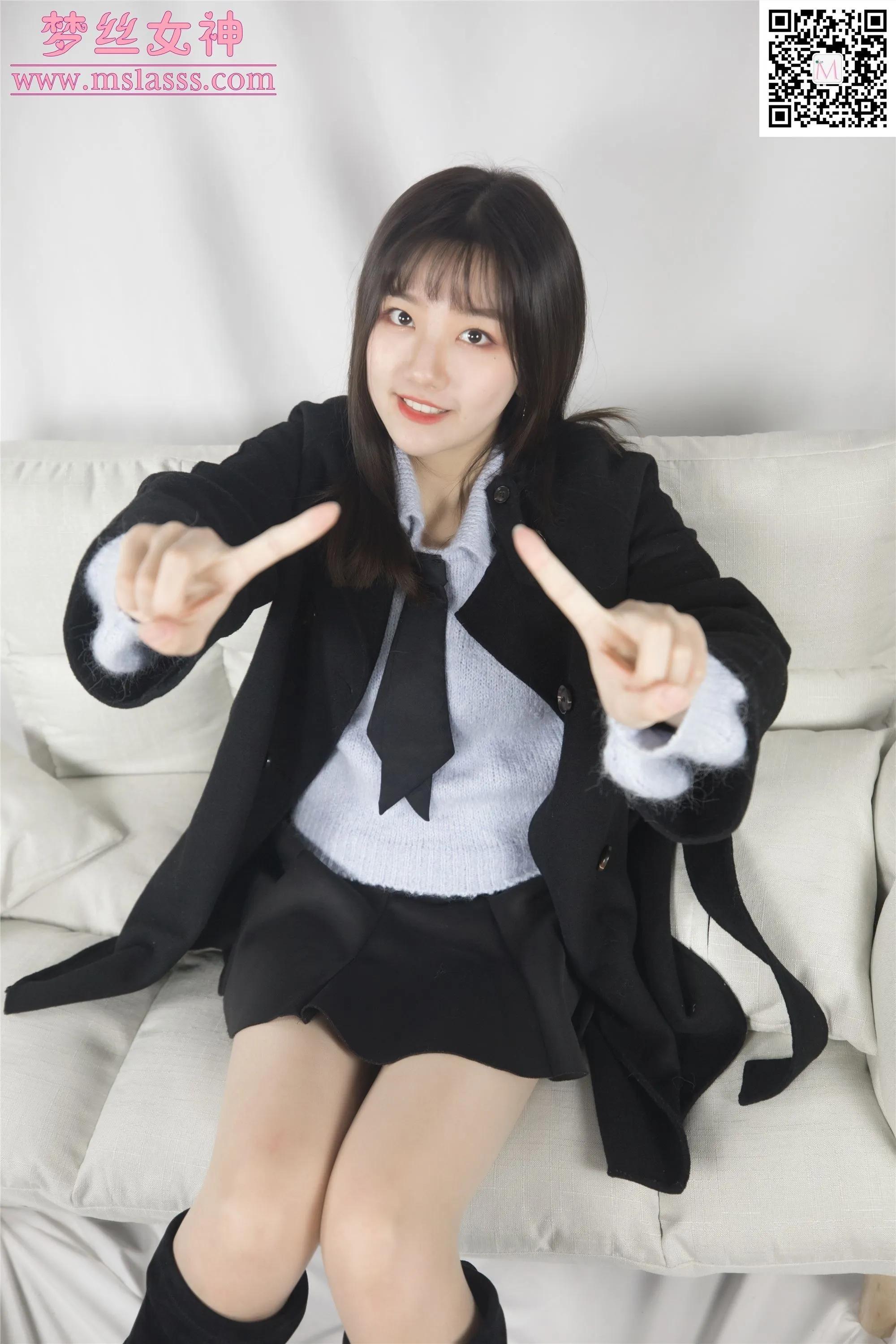 【MSLASS蜜丝女神】Vol.088 小盐 黑风衣下的美腿(14)