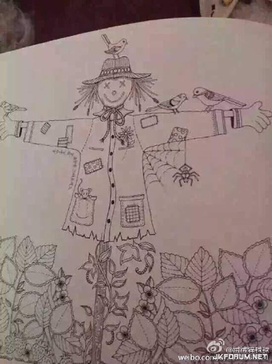 疗愈的《秘密花园绘本》在某些人的手里根本是脑洞全开XD(11)