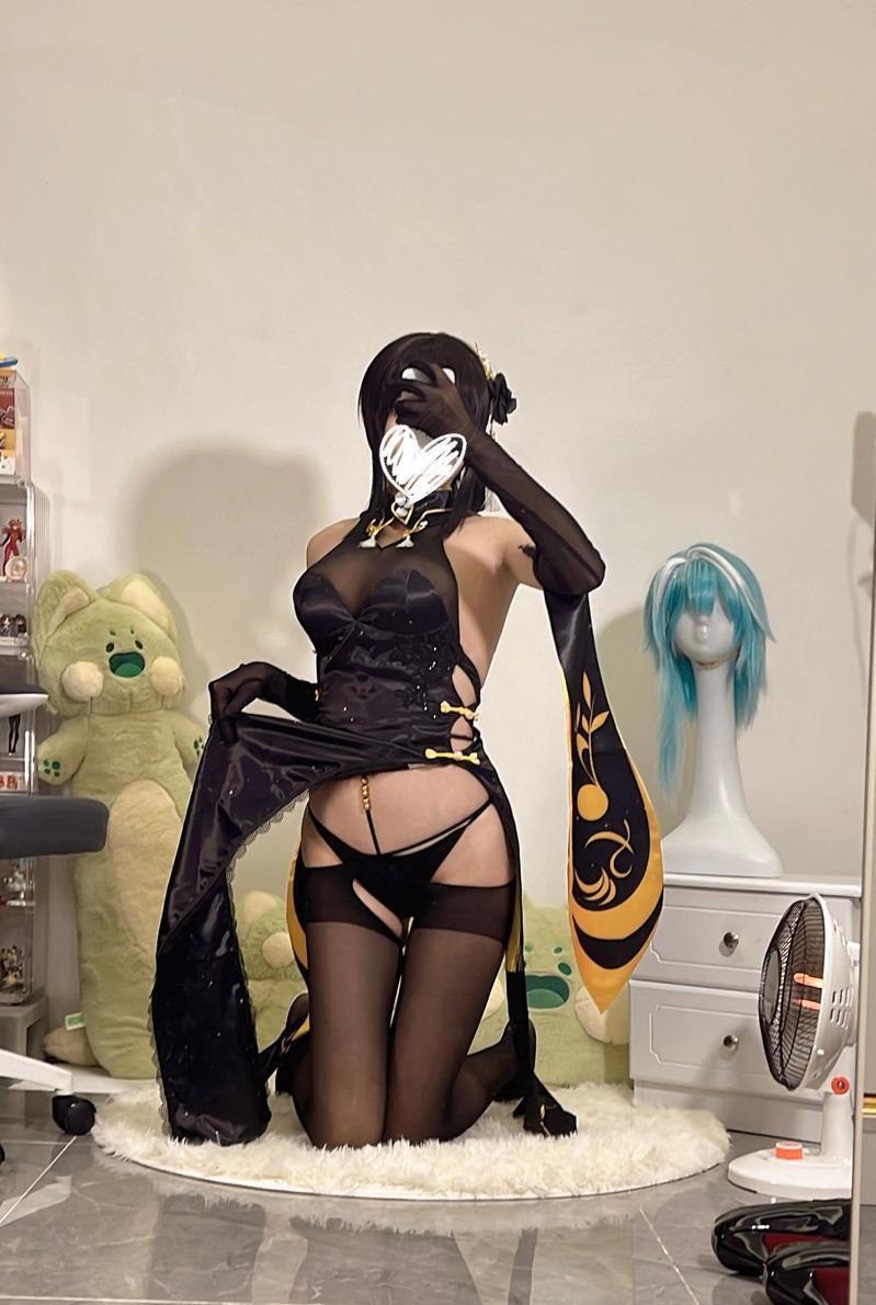 [Cosplay] 影子喵Ghost 镇海黑旗袍(123)