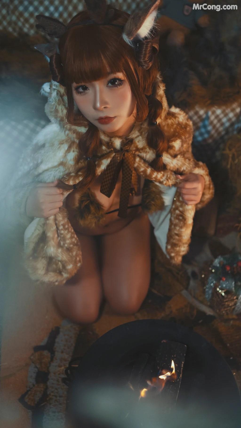 Coser@yuuhui玉汇 No.011: 圣诞麋鹿兽耳 (110 photos )(63)