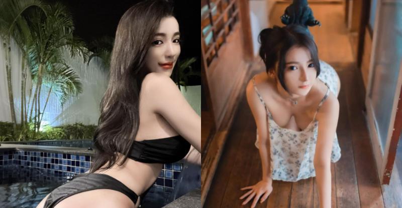 挑战哥的魅力！正妹跪趴体验地心引力，「鲜嫩白乳」展最猛杀气！-小湿妹图(1)