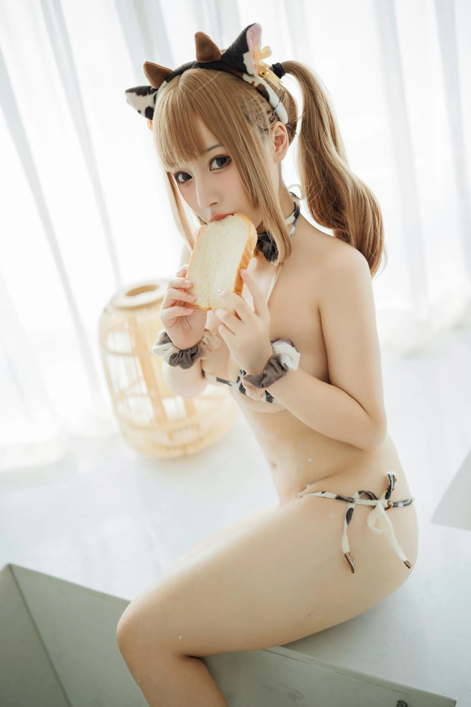 胡桃喵 奶牛X摩卡厚乳(2)