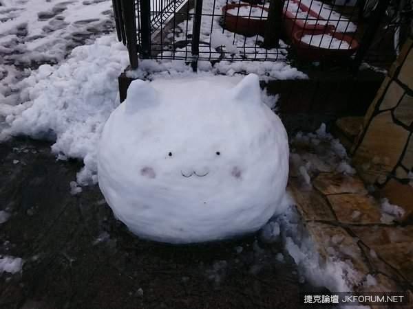 日本推民的创意在大雪中依然发挥极致ww(14)
