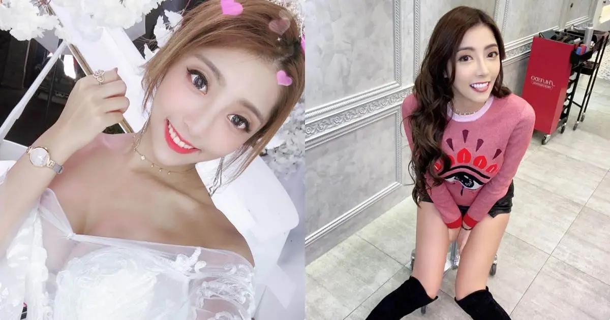 正妹「Lola 萝拉」白纱造型深沟好凶，超甜笑容温暖你的心！-小湿妹图(1)