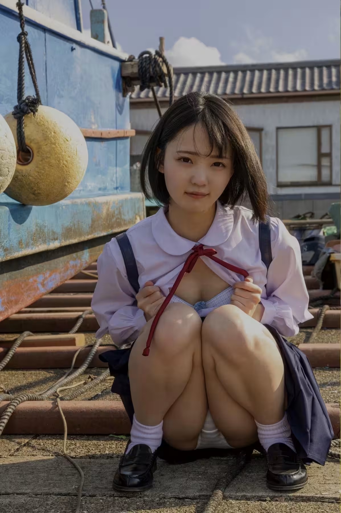 School Uniforms & Miss Short Cut Best 制服×ショートカット Set.01(35)