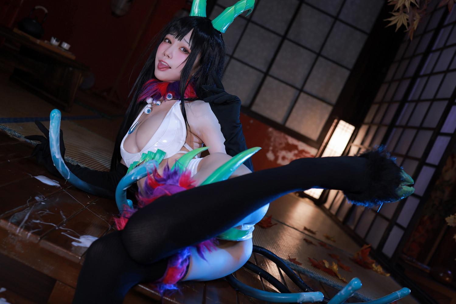 水淼Aqua《千夜姊姊》裸露衣装藏不住的色气(22)