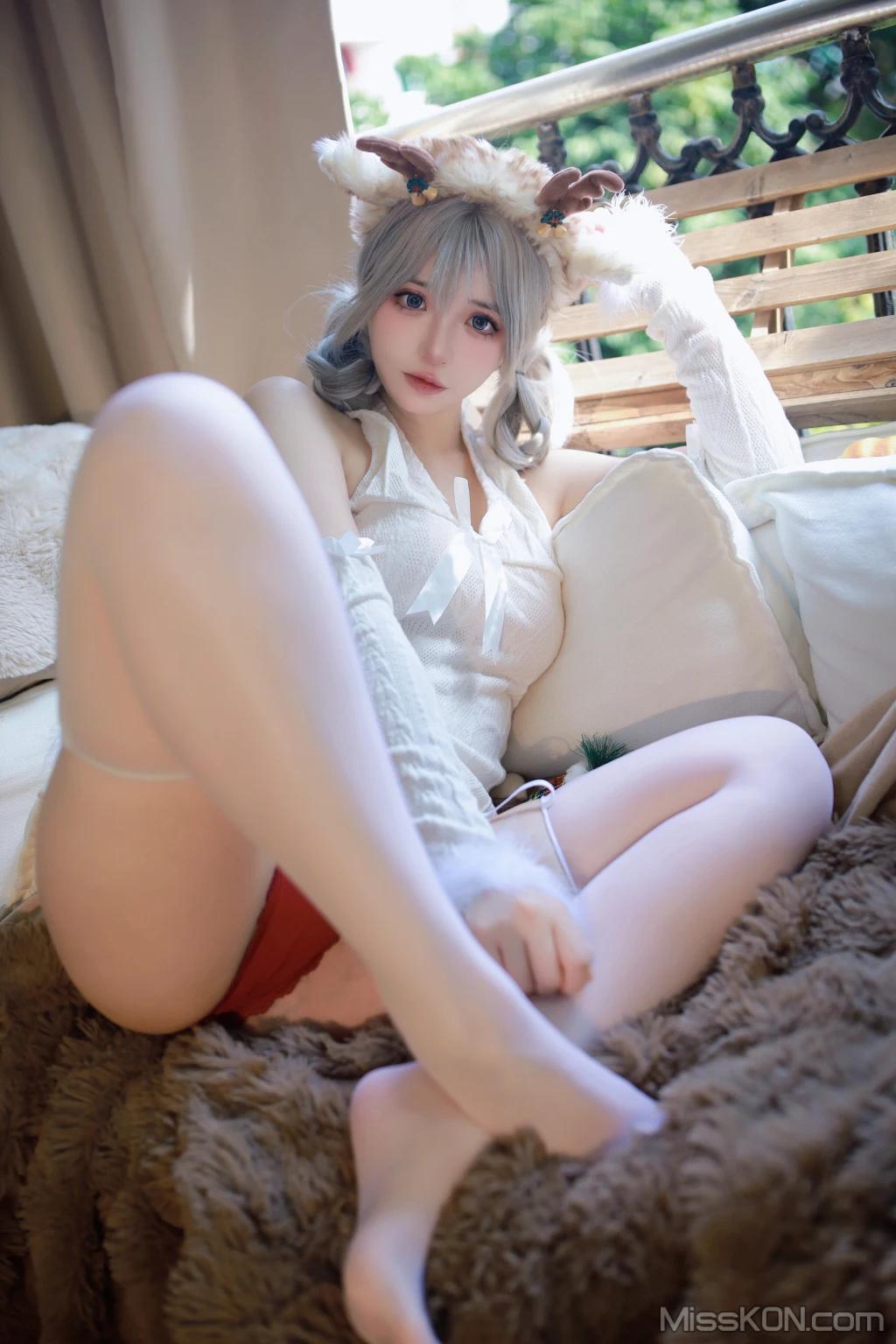 Coser@疯猫ss: 圣诞特典&白色毛衣 (98 photos )(33)