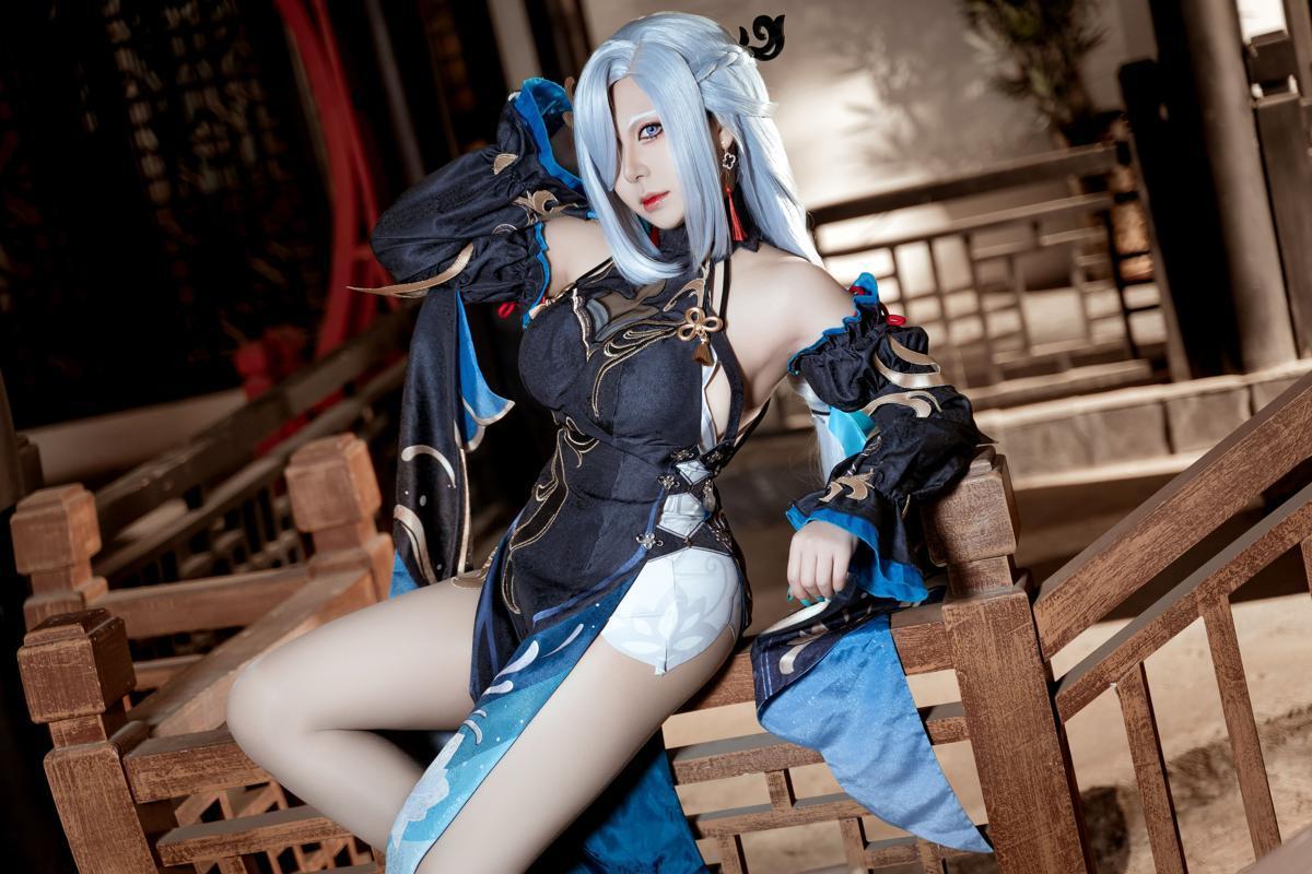 [Cosplay] 虎森森 原神 申鹤·冷花幽露(23)