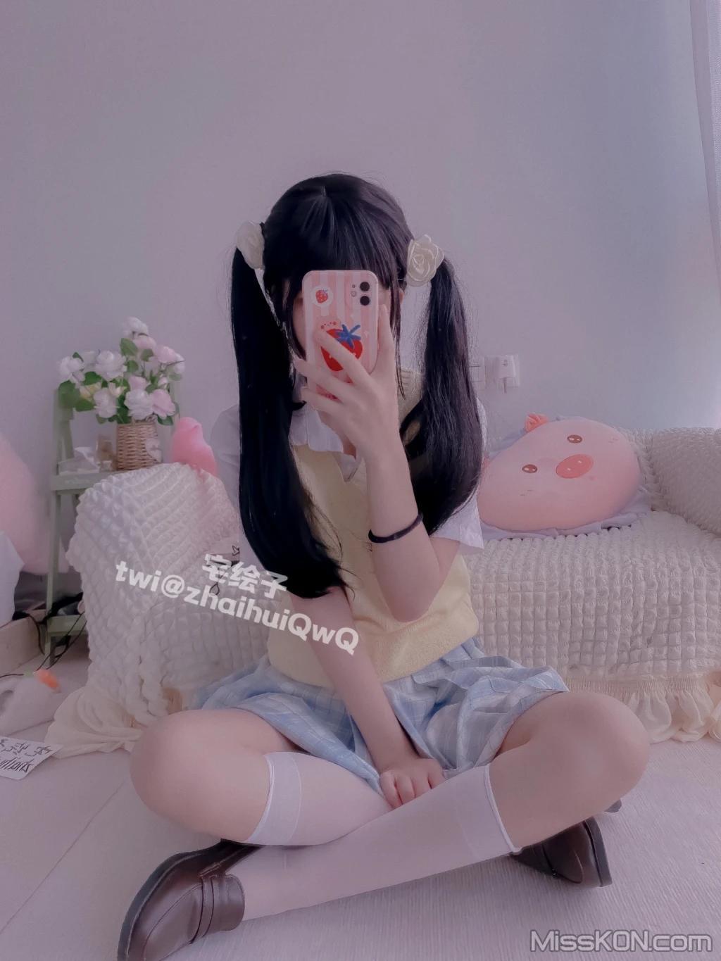 Coser@二阶堂: JK白丝段袜 (87 photos)(21)