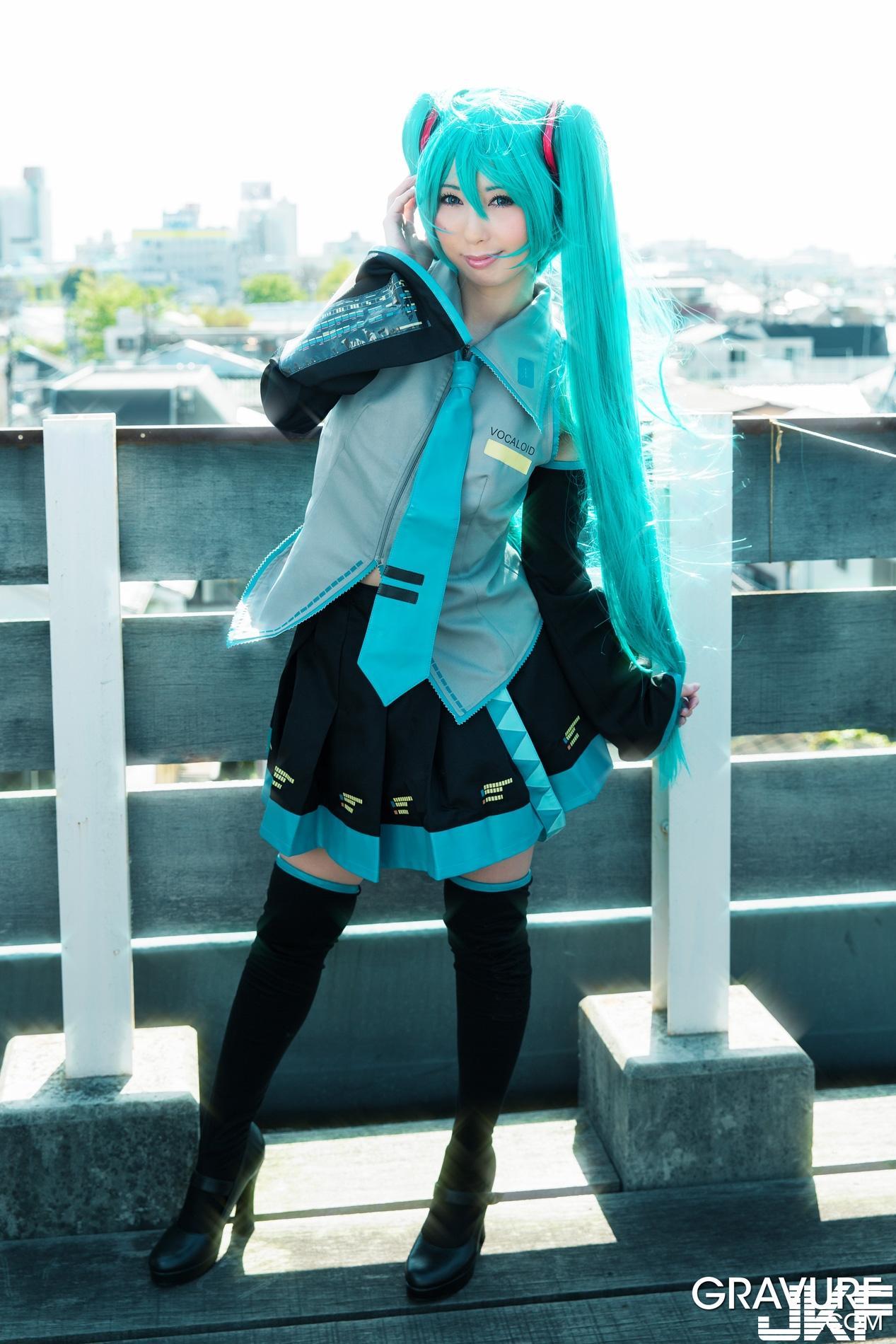 [Gravure] Miku Oguri Miku Cosplay(2)