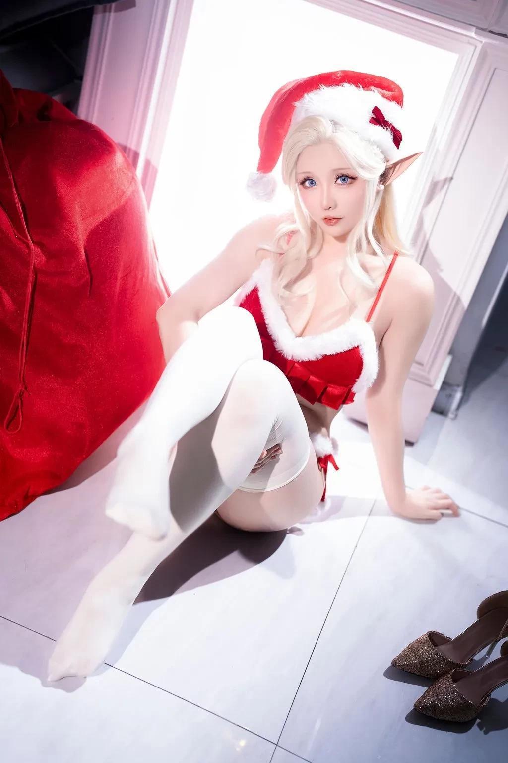 Coser@星之遲遲Hoshilily： 聖誕精靈篇B 聖誕老人 (106 photos )(44)