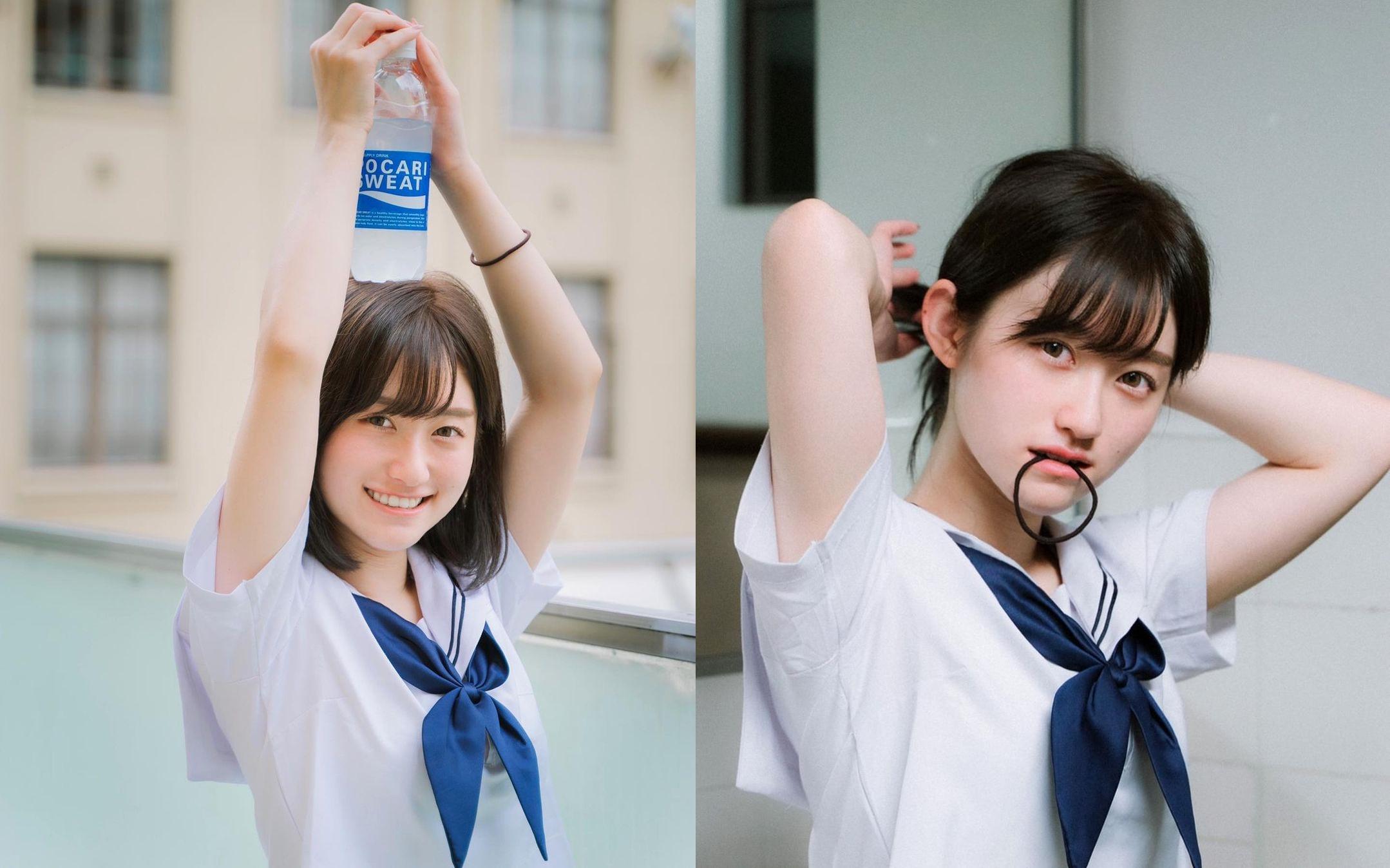 清纯宝矿力正妹「高仓雅」巴掌小脸可爱到犯规　水汪大眼仿佛随时在放电(1)