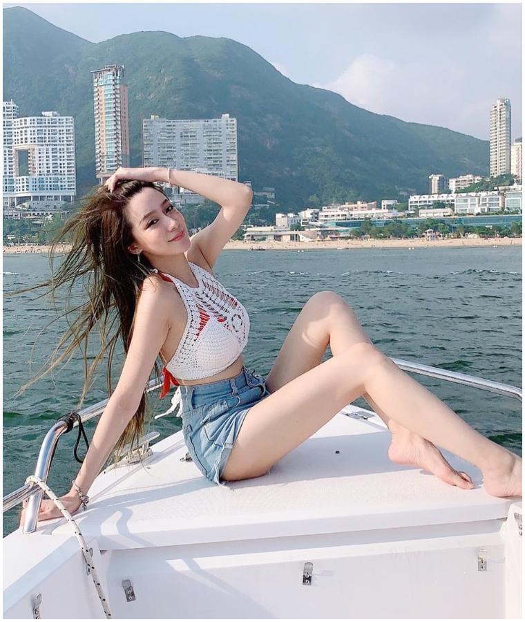 大放送出浴福利！「长腿美姬」Dana 举办生日欢庆趴　比基尼、浴袍登场秀出惊人长腿！(5)