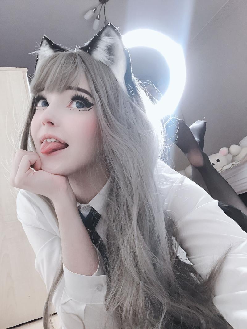 [Cosplay] Candy Ball Lewd Stocking Kitty(28)