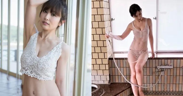 超辣人妻「熊田曜子」曝光 21 秒「湿身影片」！G 乳、蛮腰曲线被看光-小湿妹图(1)