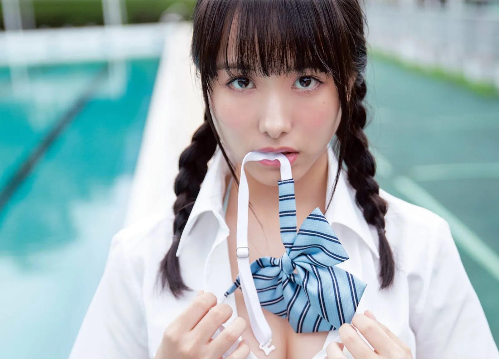 19 岁「新谷真由」长相超甜！招牌「149 公分、F 罩杯」特征先按赞再说(5)