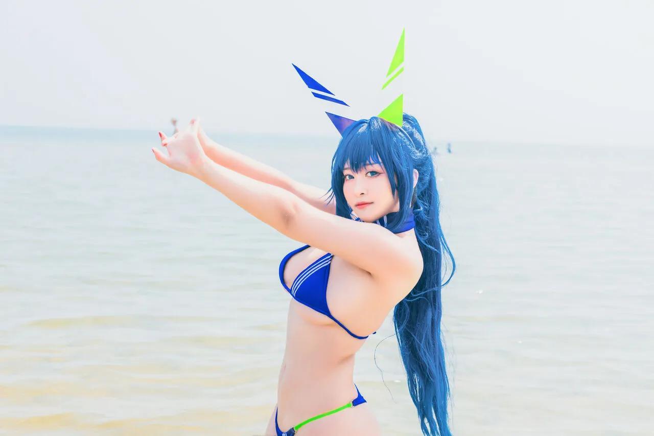 洛璃LoLiSAMA - 热恋的盛夏 花园泳装(58)