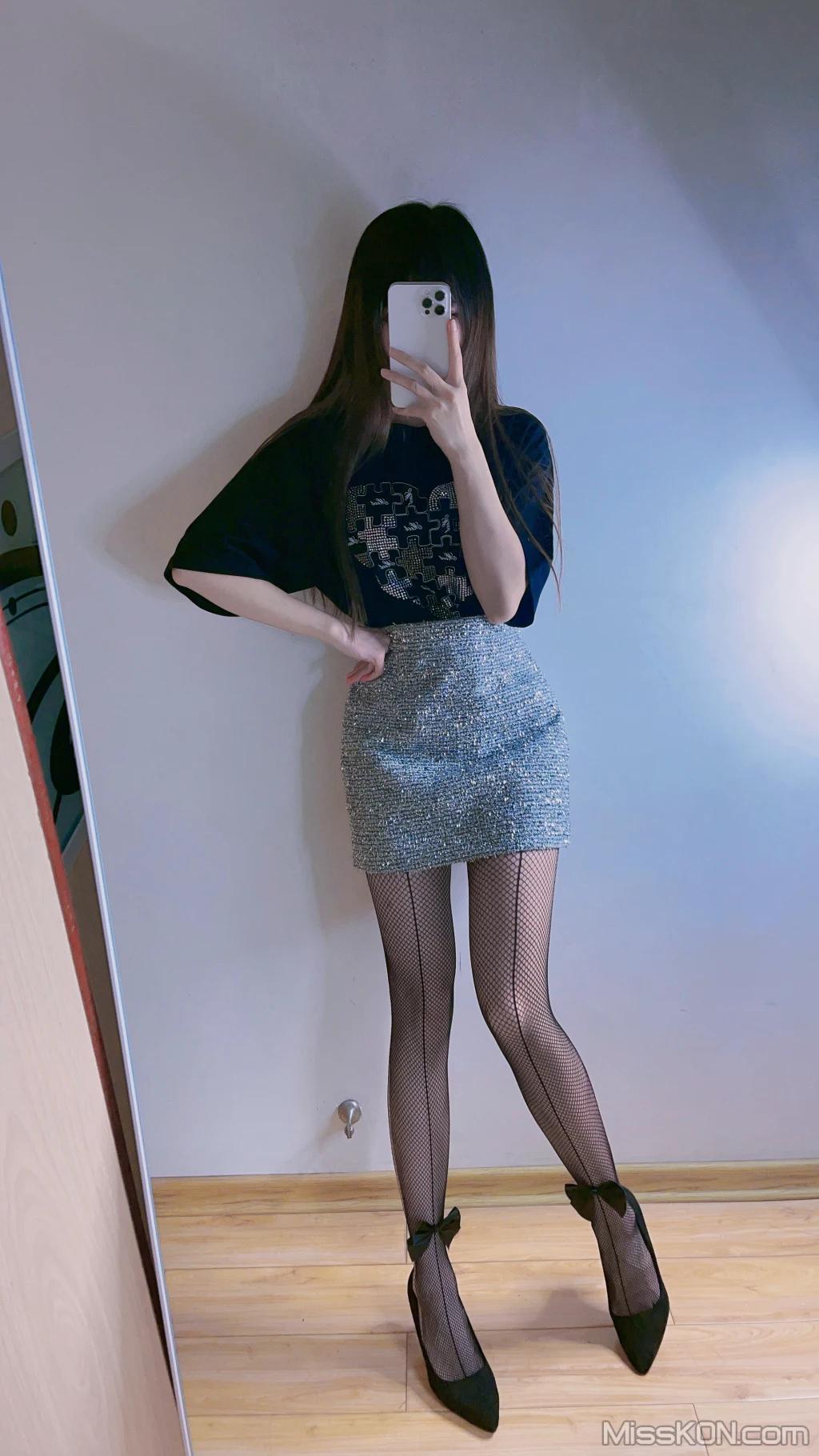 Coser@miko酱ww: mikoの黑丝02 (187 photos)(66)