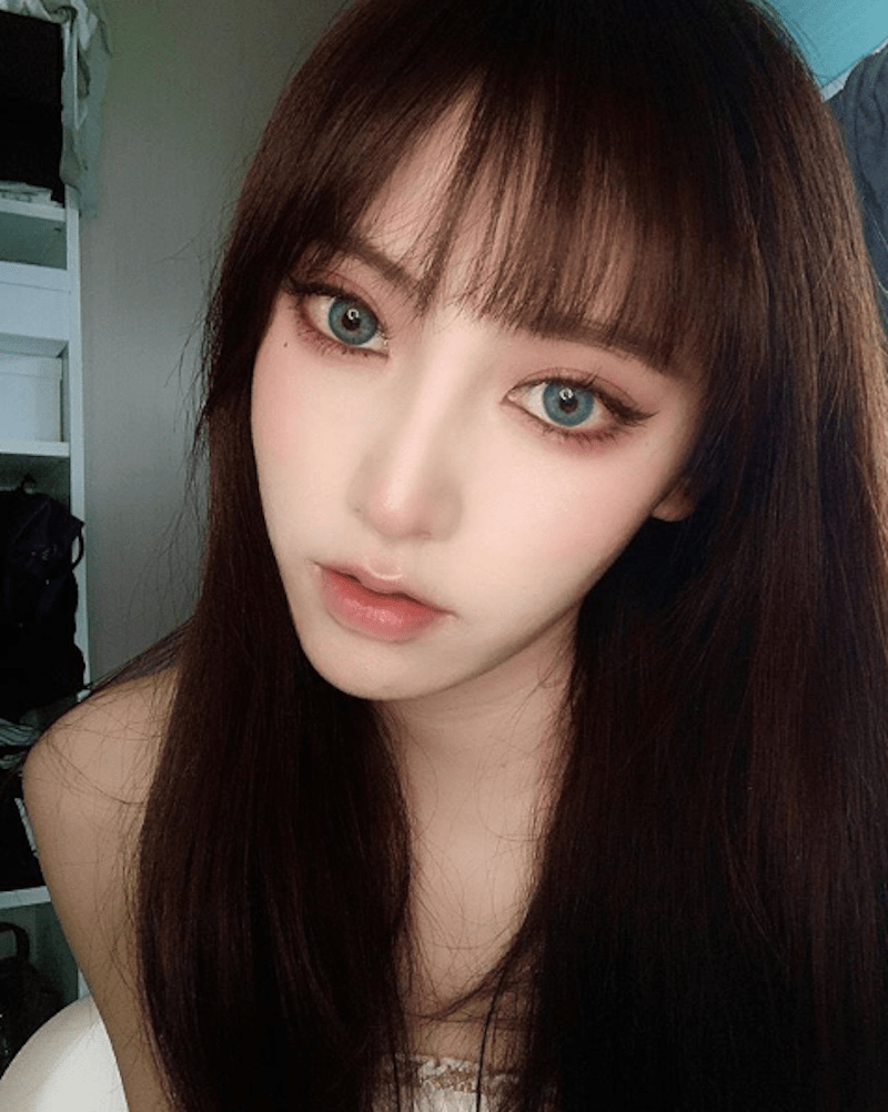 冷艳美人「小傅同学」一个眼神掳获你心，超大猫眼电力十足！-小湿妹图(21)