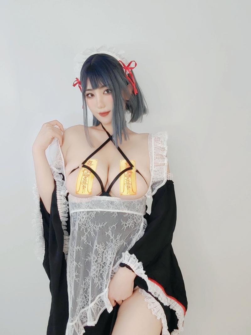 [Cosplay] 星澜是澜澜叫澜妹呀 汤屋女仆自拍(13)