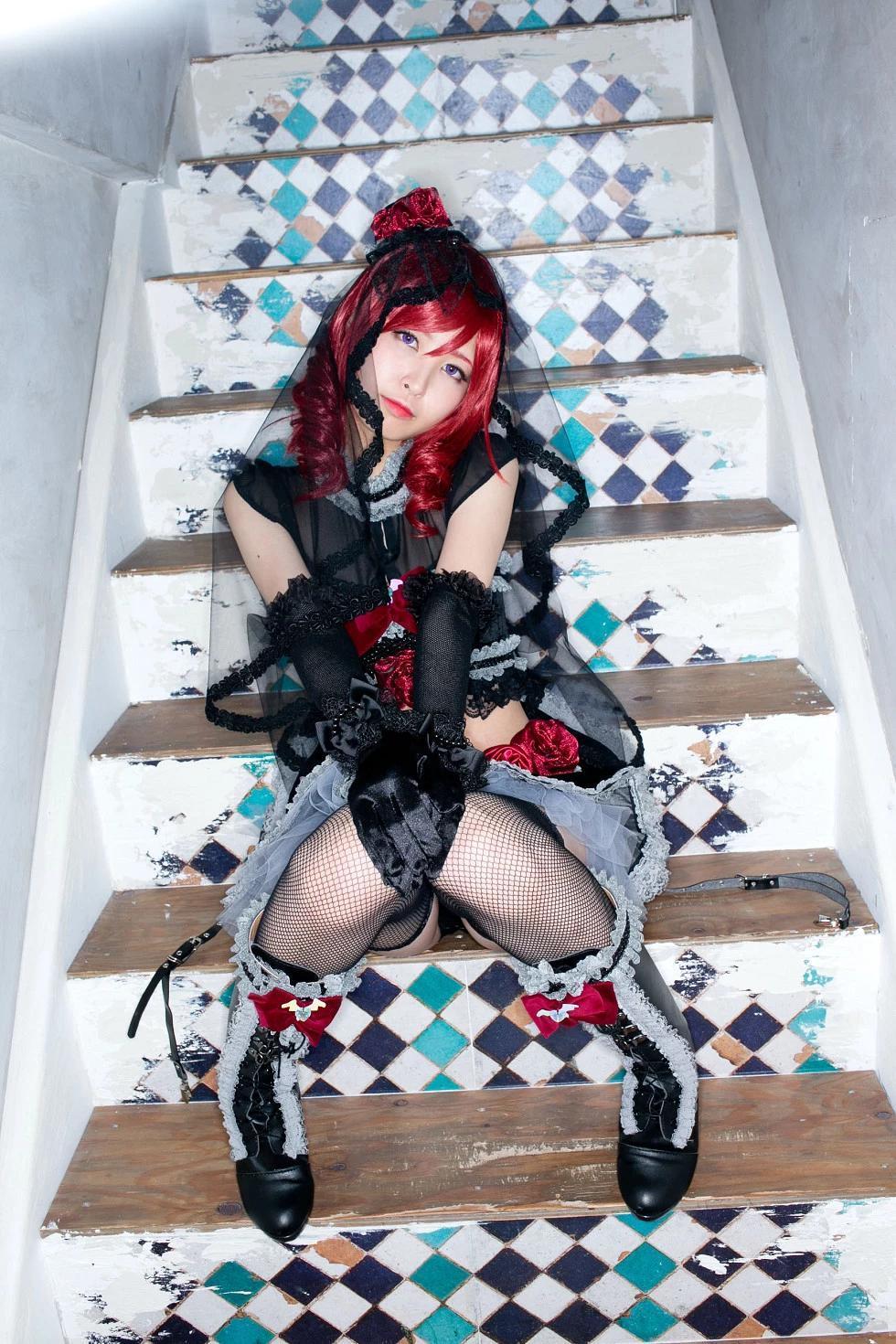 [Cosplay精選]Cosplay正片《Lanthanum》美少女蕾絲漁網絲襪性感寫真100P(71)