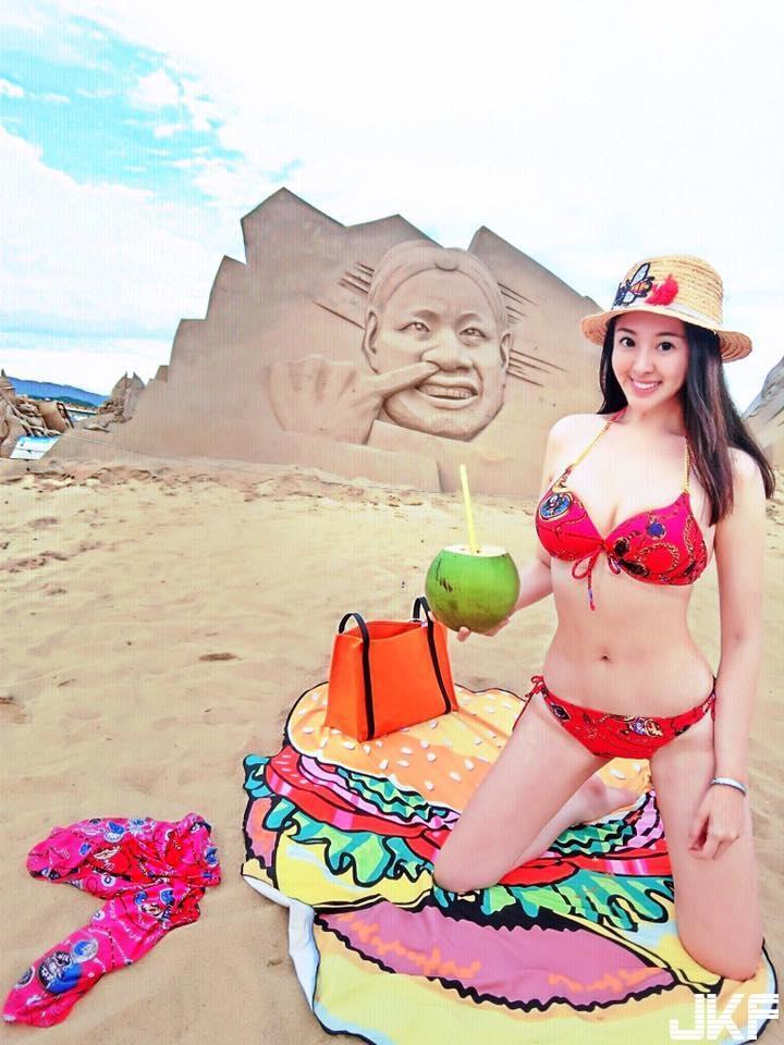 一拳就击倒！「爆奶女神」张嘻嘻换拳击装，性感「奶击」让人一秒升白旗了！(10)